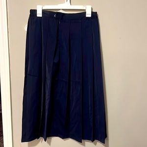 Long blue skirt